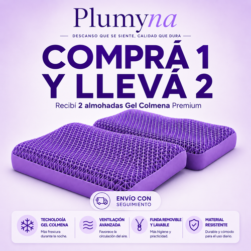 Almohada Gel Colmena Premium | Plumyna