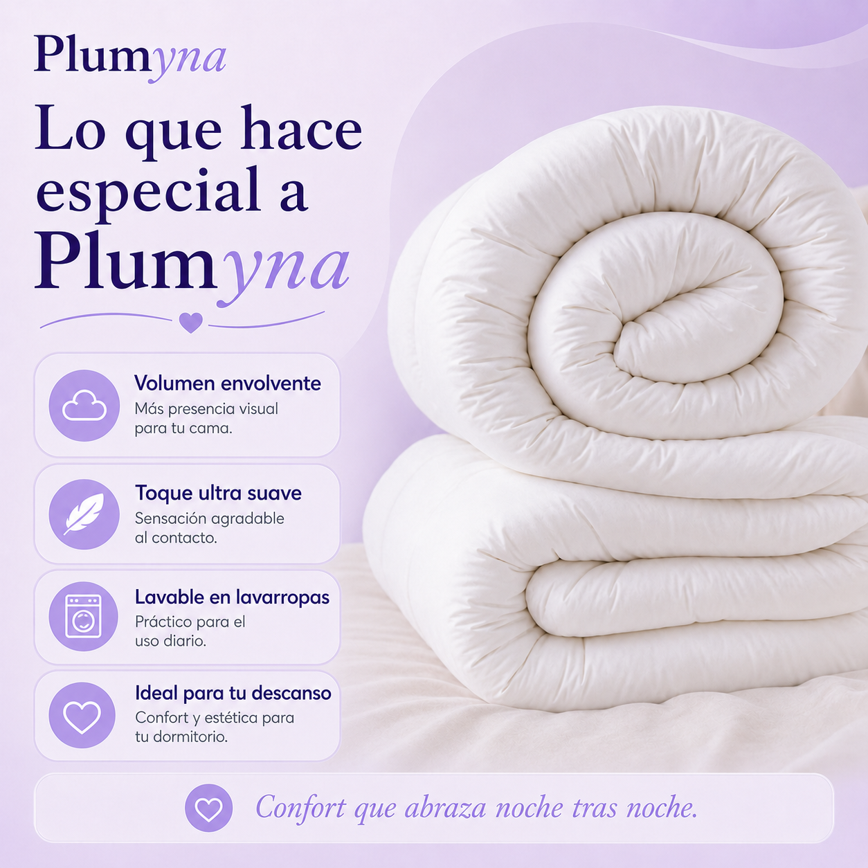 Acolchado Marshmallow Premium | Plumyna
