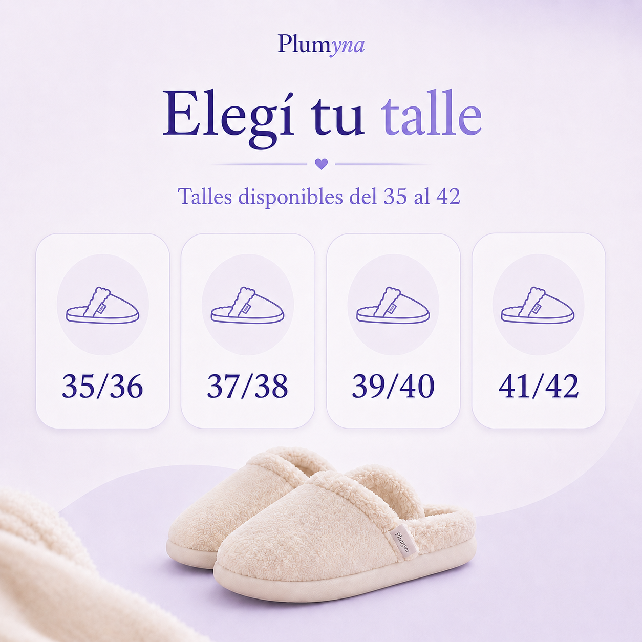 Pantuflas Nube